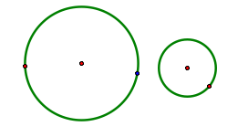 the circles are disjoint